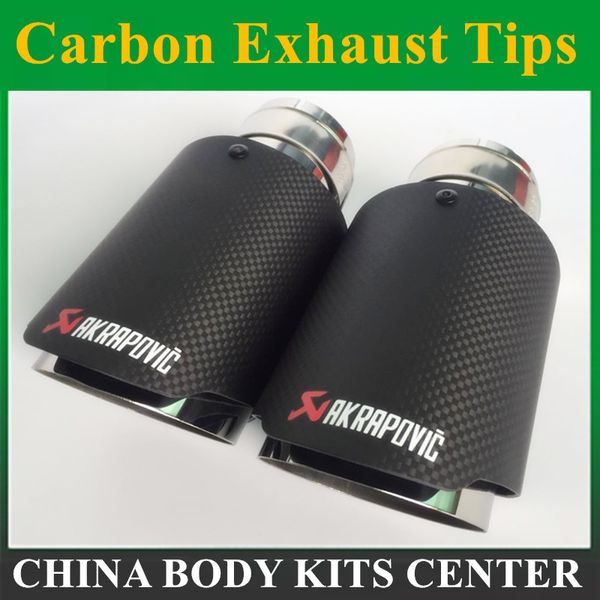 one piece id 63mm (2.5") od 101mm (4.0") stainless steel akrapovic carbon fiber car exhaust tip muffler
one piece id 63mm (2.5") od 101mm (4.0") stainless steel akrapovic carbon fiber car exhaust tip muffler