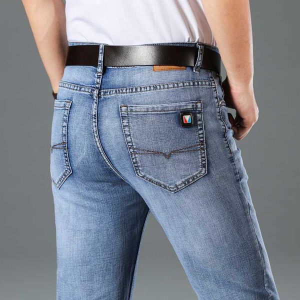 men's jeans stretch 2021 summer autumn business smart casual slim fit denim pants blue trousers male plus size 38 40
men's jeans stretch 2021 summer autumn business smart casual slim fit denim pants blue trousers male plus size 38 40