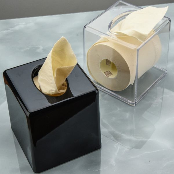 acrylic transparent tissue box black high-grade square plastic resistant to drop paper box thickening wf8081132
acrylic transparent tissue box black high-grade square plastic resistant to drop paper box thickening wf8081132