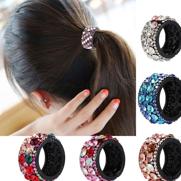 girl punk ponytail holder mini hairband women hair accessories headband scrunchy plastic crystal gum for hair ring hair band, Slivery;white
girl punk ponytail holder mini hairband women hair accessories headband scrunchy plastic crystal gum for hair ring hair band, Slivery;white
