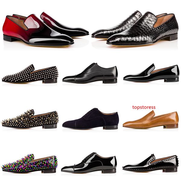fashion designer mens shoes s loafers dress shoe spiked matt patent leather round toes slip-on casual sneakers 39-47 dust bag
fashion designer mens shoes s loafers dress shoe spiked matt patent leather round toes slip-on casual sneakers 39-47 dust bag