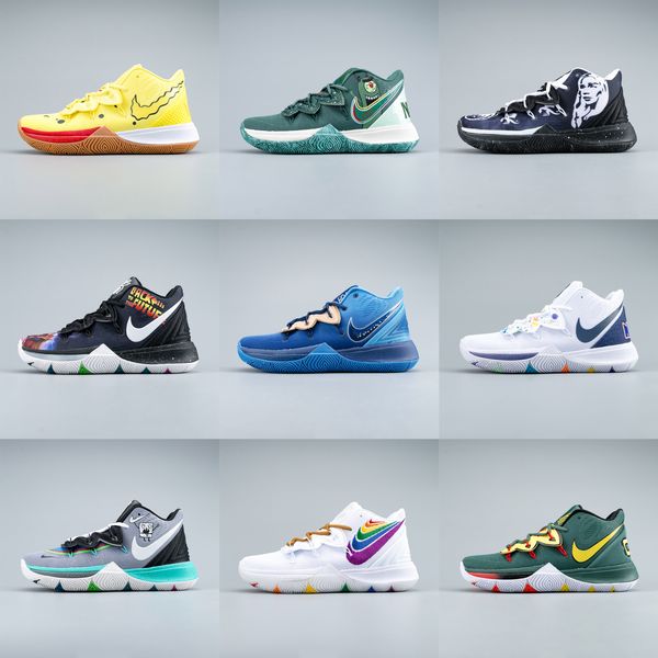 2020 new arrival mens shoes tv pe basketball shoes for 20th anniversary sponge x irving luxury kyrie 5 sports sneaker, Black
2020 new arrival mens shoes tv pe basketball shoes for 20th anniversary sponge x irving luxury kyrie 5 sports sneaker, Black