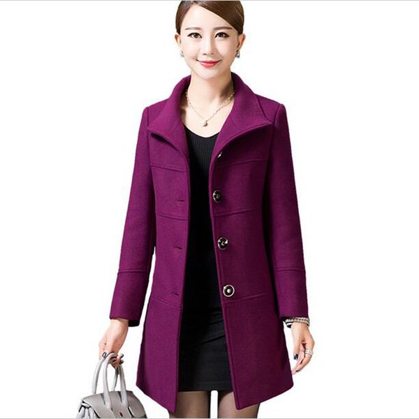 женщин среднего возраста шерстяное пальто 2020 осень зима матушки мода тонкий длинные рукава пальто шерсти высокого качества сплошной цвет l, Black 
женщин среднего возраста шерстяное пальто 2020 осень зима матушки мода тонкий длинные рукава пальто шерсти высокого качества сплошной цвет l, Black