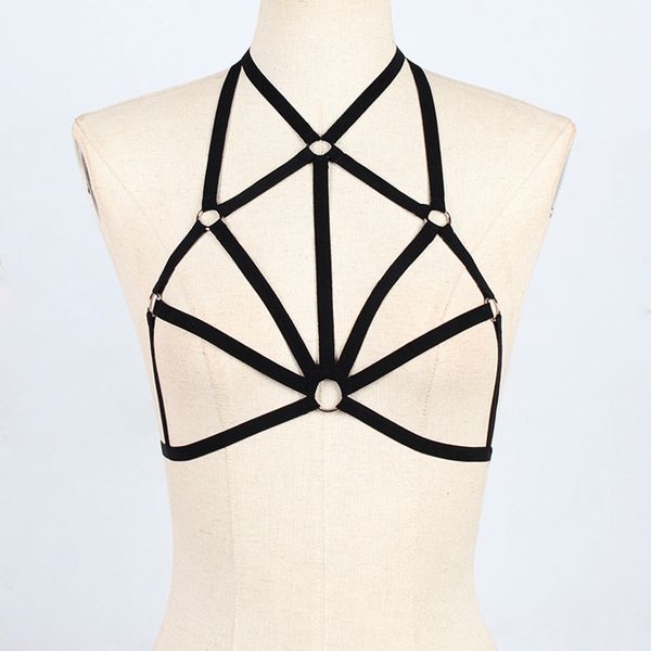 erotic women bralette bandage halter neckline cupless push up open back hollow out exposed bustier, Red;black
erotic women bralette bandage halter neckline cupless push up open back hollow out exposed bustier, Red;black