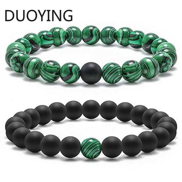 natural stone beads bracelets couple classic 8mm black matte green malachite bracelet women men strand charm bracelet
natural stone beads bracelets couple classic 8mm black matte green malachite bracelet women men strand charm bracelet