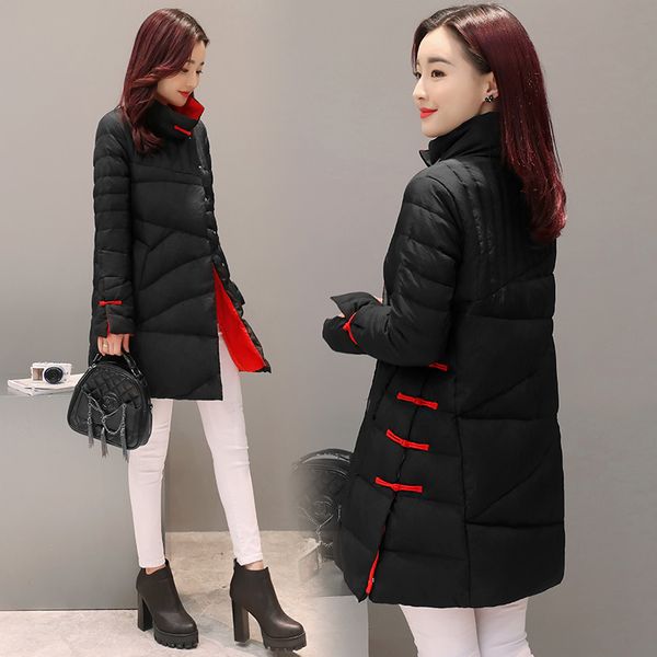 2018 winter new style korean-style short-height mid-length thick down jacket cotton-padded clothes women's chinese-style small c, Blue;black
2018 winter new style korean-style short-height mid-length thick down jacket cotton-padded clothes women's chinese-style small c, Blue;black