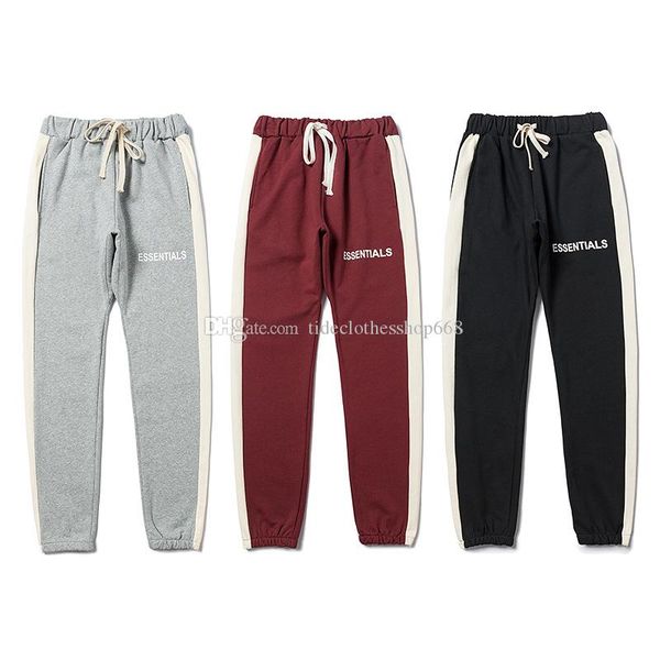 fog double line california limited trousers tide high street side fear of god essentials pants sports casual pants men and women, Black;white
fog double line california limited trousers tide high street side fear of god essentials pants sports casual pants men and women, Black;white