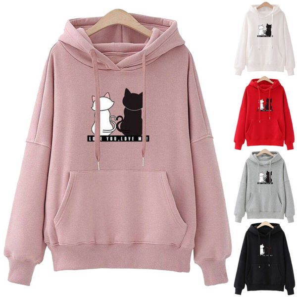 women long sleeve hoodie sweatshirt hooded jumper sweater pullover causal cotton sell well warm, Black
women long sleeve hoodie sweatshirt hooded jumper sweater pullover causal cotton sell well warm, Black