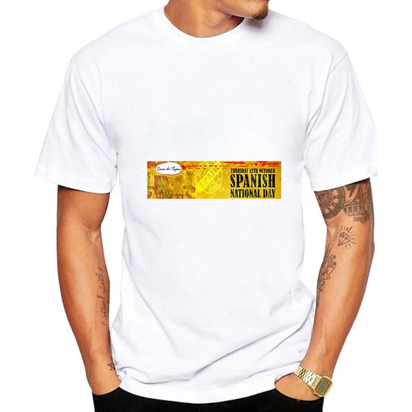 dlrn 12 october spanish festival men t-shirt summer o-neck male casual short sleeve harajuku spain flag printed graphic tee, White;black
dlrn 12 october spanish festival men t-shirt summer o-neck male casual short sleeve harajuku spain flag printed graphic tee, White;black