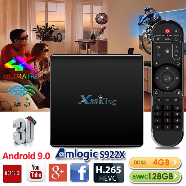x88 king 4gb 128gb rom amlogic s922x android 9.0 tv box dual wifi 2.4g+5g btv5.0 mesh better than x96 mini
x88 king 4gb 128gb rom amlogic s922x android 9.0 tv box dual wifi 2.4g+5g btv5.0 mesh better than x96 mini