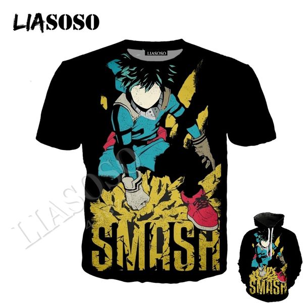 liasoso latest 3d print cozy polyester sports set japan anime harajuku my hero academia men women t-shirt tees hoodie cx969, White;black
liasoso latest 3d print cozy polyester sports set japan anime harajuku my hero academia men women t-shirt tees hoodie cx969, White;black