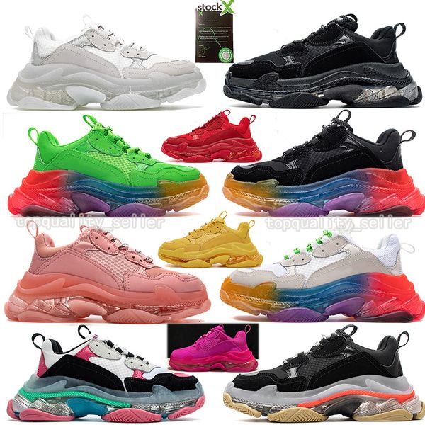 2020 new fashion burst laser crystal bottom paris 17fw triple s women mens casual shoes vintage dad platform trainers sports sneakers
2020 new fashion burst laser crystal bottom paris 17fw triple s women mens casual shoes vintage dad platform trainers sports sneakers