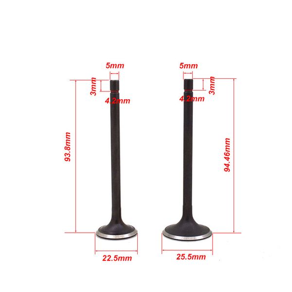 motorcycle engine valve intake exhaust stem valve for en125 en 125 125cc engine spare parts
motorcycle engine valve intake exhaust stem valve for en125 en 125 125cc engine spare parts