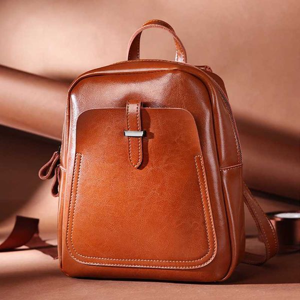 luufan 2020 new wax cowhide ladies' backpacks popular leather women's bags multi-functional fashion backpack
luufan 2020 new wax cowhide ladies' backpacks popular leather women's bags multi-functional fashion backpack