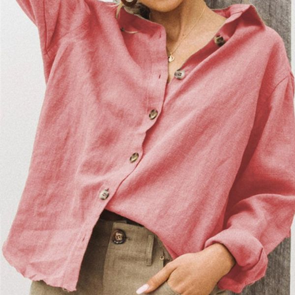 cotton linen blouse women 2019 autumn long sleeve single breasted solid womens plus size 3xl office ladies elegant shirts, White
cotton linen blouse women 2019 autumn long sleeve single breasted solid womens plus size 3xl office ladies elegant shirts, White