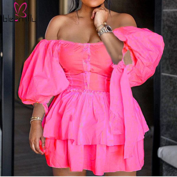 plus size off shoulder dress slash neck puff sleeve cascading ruffle mini ball gown dresses women party club night vestidos, Black;pink
plus size off shoulder dress slash neck puff sleeve cascading ruffle mini ball gown dresses women party club night vestidos, Black;pink