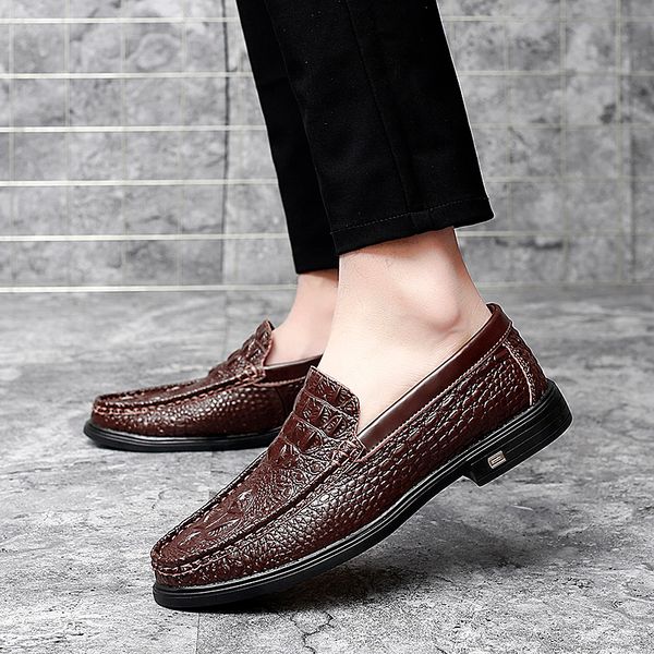 men loafers shoes genuine genuine casual men moccasins shoe outdoor slip-on breathable soft flats footwear lightweight shoes, Black
men loafers shoes genuine genuine casual men moccasins shoe outdoor slip-on breathable soft flats footwear lightweight shoes, Black