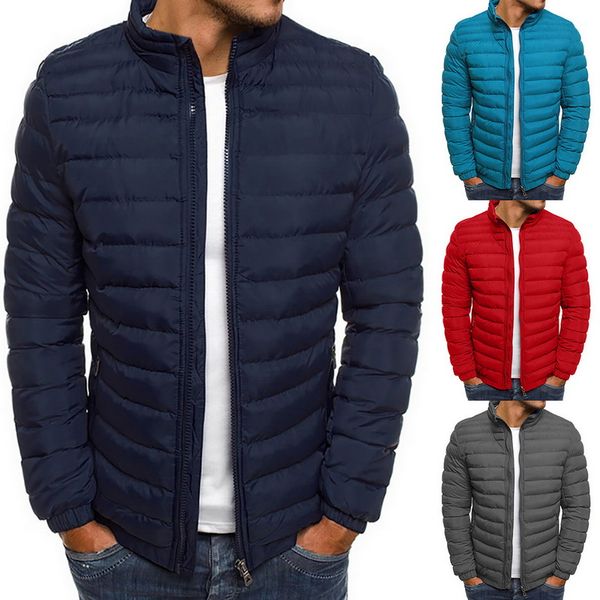 mens gym solid climbing parka autumn winter zipper pocket stand collar male striped parkas spring jacket men, Blue;black
mens gym solid climbing parka autumn winter zipper pocket stand collar male striped parkas spring jacket men, Blue;black