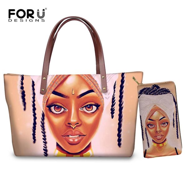 forudesigns women's bag for travel organizer beach handbags black art african girls printing 2pcs/set hand bag&purse sac a main
forudesigns women's bag for travel organizer beach handbags black art african girls printing 2pcs/set hand bag&purse sac a main