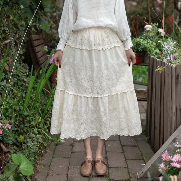 2020 summer new simple cotton and linen fresh sweet artistic retro lace hollow solid color skirt female 2099, Black
2020 summer new simple cotton and linen fresh sweet artistic retro lace hollow solid color skirt female 2099, Black