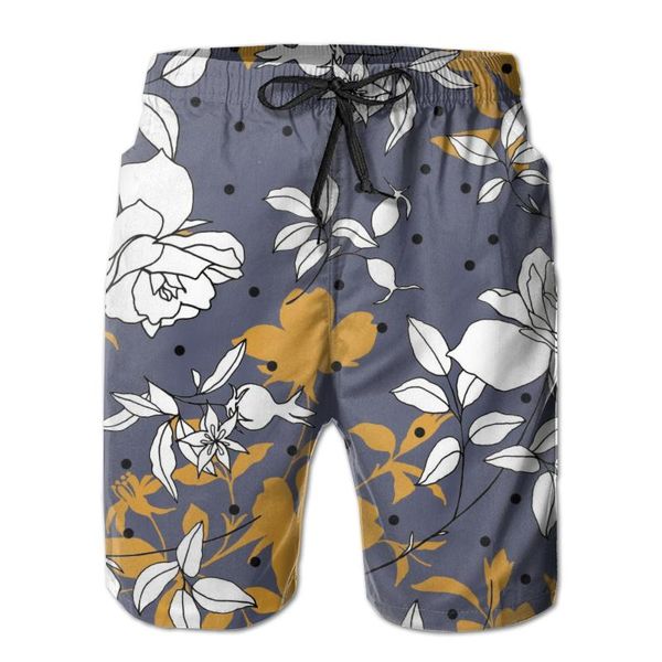 men's beach short swim shorts floral roses surfing maillot de bain sport men's board shorts swimwear, White;black
men's beach short swim shorts floral roses surfing maillot de bain sport men's board shorts swimwear, White;black