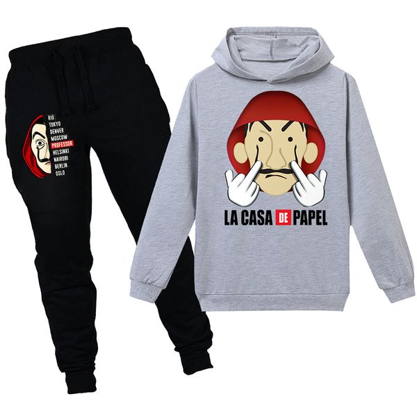 2020 la casa de papel hoodie pants 2pc set money heist kids clothes boys la casa de papel sweatershirt clothing pullover hoodie, White
2020 la casa de papel hoodie pants 2pc set money heist kids clothes boys la casa de papel sweatershirt clothing pullover hoodie, White