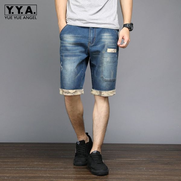 summer mens plus size 48 knee length short jeans stretch casual loose fit denim shorts pockets streetwear jeans bermuda shorts, Blue
summer mens plus size 48 knee length short jeans stretch casual loose fit denim shorts pockets streetwear jeans bermuda shorts, Blue