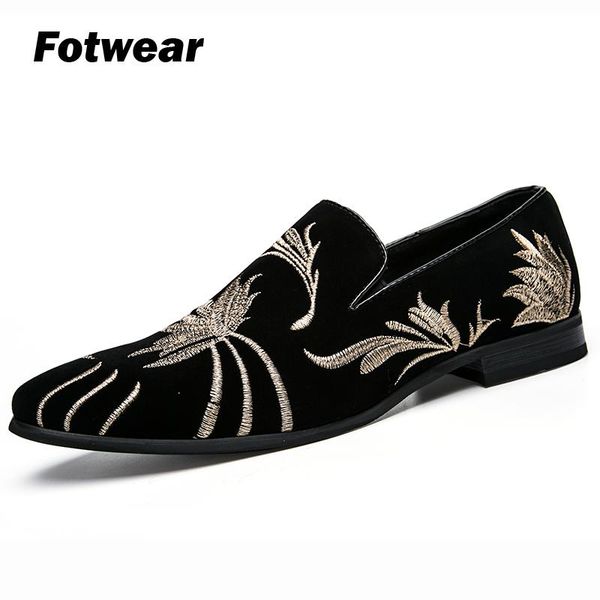 fotwear men's loafers men casual shoes party style for night club dance club fashion young corduroy upper soft bottom flower top, Black
fotwear men's loafers men casual shoes party style for night club dance club fashion young corduroy upper soft bottom flower top, Black