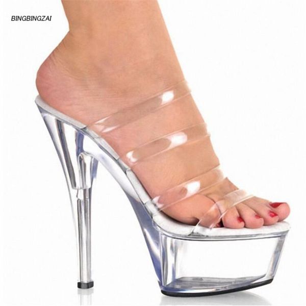 bbzai new pattern superior quality sandals super high heel ladies shoes 15cm thin heels fashion show nightclub 34-45 46, Black
bbzai new pattern superior quality sandals super high heel ladies shoes 15cm thin heels fashion show nightclub 34-45 46, Black