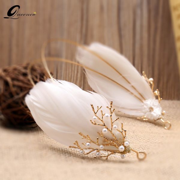 white feather tiara headbands wedding dress accessories women headdress branches hair ornaments crowns and tiaras, Golden;white
white feather tiara headbands wedding dress accessories women headdress branches hair ornaments crowns and tiaras, Golden;white