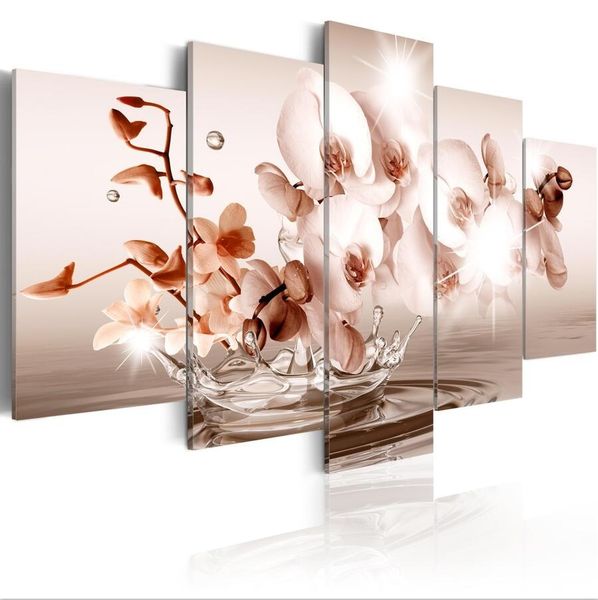 ( no frame)5pcs/set modern abstract rippling flowers orchid art print frameless canvas painting wall picture home decoration
( no frame)5pcs/set modern abstract rippling flowers orchid art print frameless canvas painting wall picture home decoration