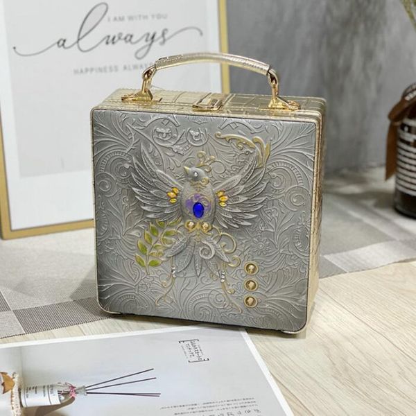 european fashion and american retro small luggage handbag shoulder messenger bag three-dimensional relief bag creative
european fashion and american retro small luggage handbag shoulder messenger bag three-dimensional relief bag creative