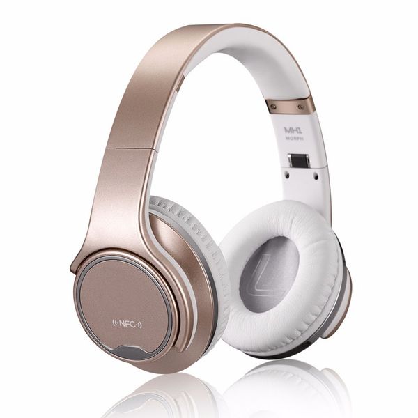 MH1 Bluetooth Wireless Headphone External Sound Headset Stereo Headset Speaker 2 in 1 NFC TF Card 5pcs