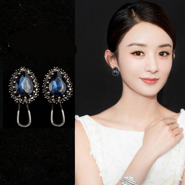 blue earrings korean fashion new cool wind fairy temperament simple night black earrings accessories wholesale pineapple, Golden;silver
blue earrings korean fashion new cool wind fairy temperament simple night black earrings accessories wholesale pineapple, Golden;silver