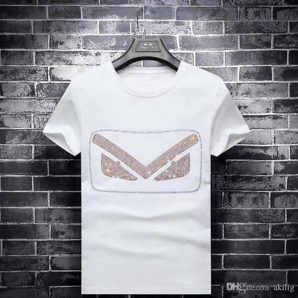 2020 new summer fashion mens designer t shirt drilling casual fit t-shirt short sleeve crew neck cotton blend size s-7xl, White;black
2020 new summer fashion mens designer t shirt drilling casual fit t-shirt short sleeve crew neck cotton blend size s-7xl, White;black