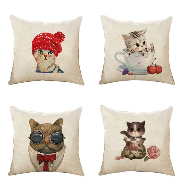 new living series pillow case cotton linen square throw pillow case decorative pillowcase cushion case cartoon cat cushion cover
new living series pillow case cotton linen square throw pillow case decorative pillowcase cushion case cartoon cat cushion cover