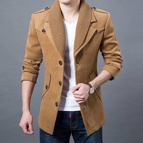 new business men casual warm coats size m-3xl good quality single breasted design thicken man fashion wool clothings mz351, White;black
new business men casual warm coats size m-3xl good quality single breasted design thicken man fashion wool clothings mz351, White;black