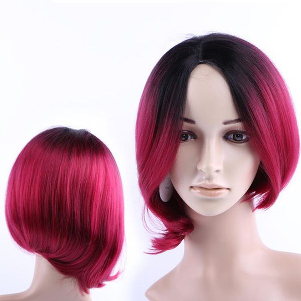 ombre wig 1b 99j curl bob hair wigs synthetic hair high temperature fiber kanekalon synthetic wigs no lace frontal cosplay wig for women, Black
ombre wig 1b 99j curl bob hair wigs synthetic hair high temperature fiber kanekalon synthetic wigs no lace frontal cosplay wig for women, Black