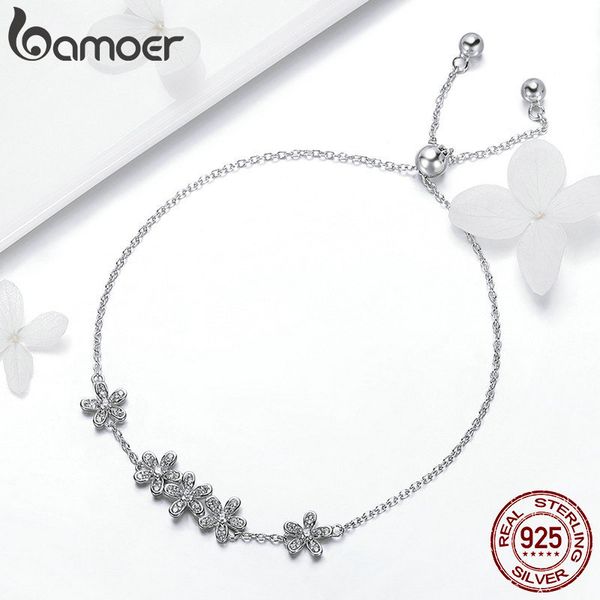 bamoer genuine 925 sterling silver luminous daisy flower women bracelets clear cz fashion bracelet jewelry making gift scb084 cx200702, Black
bamoer genuine 925 sterling silver luminous daisy flower women bracelets clear cz fashion bracelet jewelry making gift scb084 cx200702, Black