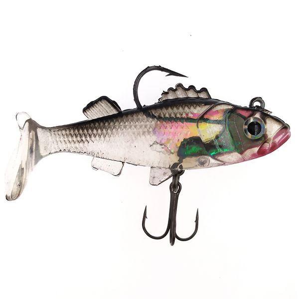 soft bait jig fishing lure with lead head fish swimbait treble hook fishhook fishing tackle
soft bait jig fishing lure with lead head fish swimbait treble hook fishhook fishing tackle