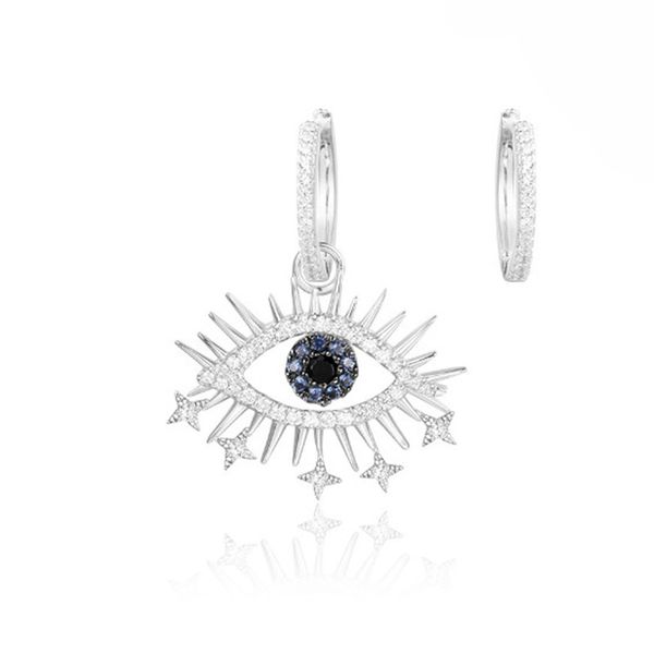 fashion statement earrings 2019 blue eye charm earrings for women ab style hanging dangle punk drop earing modern jewelry zk40, Silver
fashion statement earrings 2019 blue eye charm earrings for women ab style hanging dangle punk drop earing modern jewelry zk40, Silver