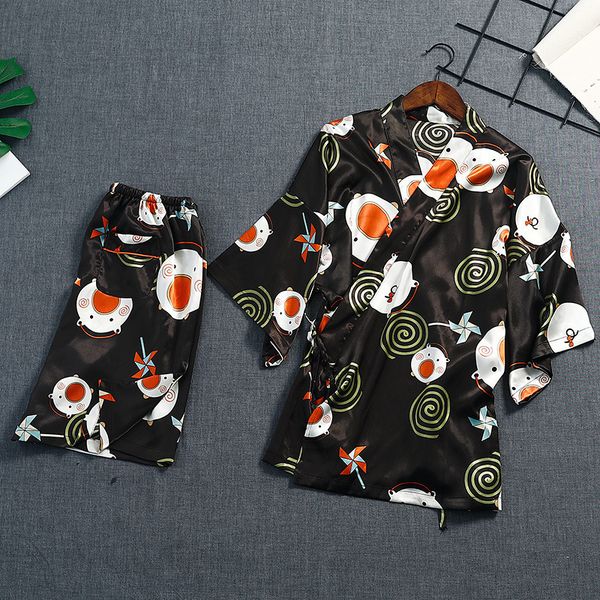 2019 spring and summer pajamas women's knitted pajamas set silk women's satin pijama s;eepwear home clothing, Blue;gray
2019 spring and summer pajamas women's knitted pajamas set silk women's satin pijama s;eepwear home clothing, Blue;gray