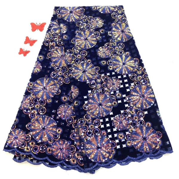 african lace fabric size 5 2020 lace tulle french embroidery mesh women's dress j0438, Pink;blue
african lace fabric size 5 2020 lace tulle french embroidery mesh women's dress j0438, Pink;blue