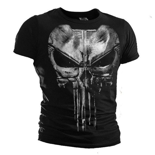 new the punisher t shirt daredevil punisher cotton casual short sleeve tees for men t -shirts designer, White;black
new the punisher t shirt daredevil punisher cotton casual short sleeve tees for men t -shirts designer, White;black