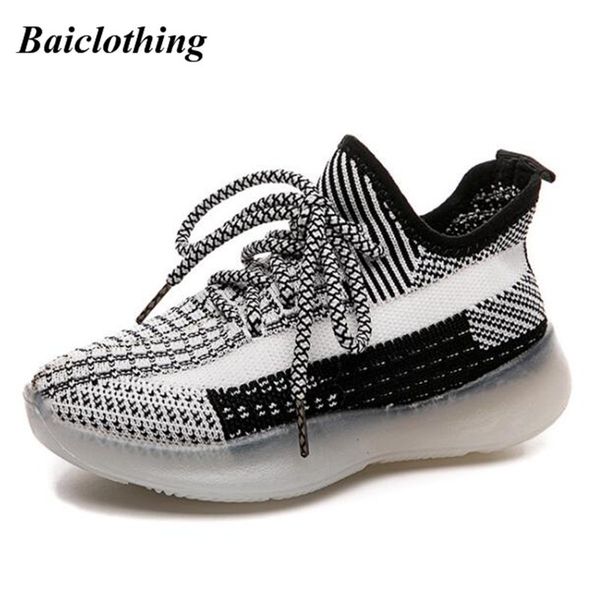 2020 spring children shoes boys girls breathable knitting sport shoes soft bottom boy shoes baby sneakers size 26-37 t200404, Black;red
2020 spring children shoes boys girls breathable knitting sport shoes soft bottom boy shoes baby sneakers size 26-37 t200404, Black;red