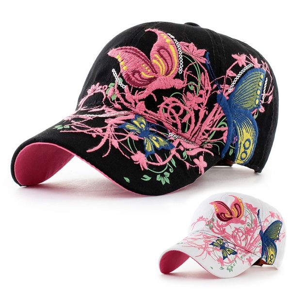 girls butterflies flower embroidery baseball caps for women men casual snapback caps autumn spring women sun hat, Blue;gray
girls butterflies flower embroidery baseball caps for women men casual snapback caps autumn spring women sun hat, Blue;gray