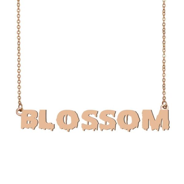 blossom name necklace , cool bloody art name necklace for halloween and santa's day jewelry gift for kids boys girls, Silver
blossom name necklace , cool bloody art name necklace for halloween and santa's day jewelry gift for kids boys girls, Silver