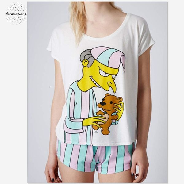 women pajama sets with cute mr burns printed cotton fashion causal pyjamas sweet candy color stripped 2019 simpson for ladies, Black;red
women pajama sets with cute mr burns printed cotton fashion causal pyjamas sweet candy color stripped 2019 simpson for ladies, Black;red