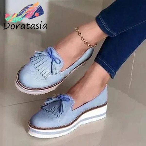 doratasia elegant mixed-color platform shoes 2020 autumn slip-on med heel flats women elegant fringe loafers, Black
doratasia elegant mixed-color platform shoes 2020 autumn slip-on med heel flats women elegant fringe loafers, Black
