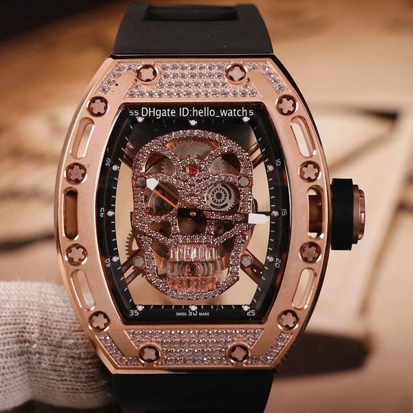best edition new rm052 skeleton diamond skull head miyota автоматические мужские часы розовое золото бриллиантовый корпус 052 черные резинов, Slivery;brown
best edition new rm052 skeleton diamond skull head miyota автоматические мужские часы розовое золото бриллиантовый корпус 052 черные резинов, Slivery;brown